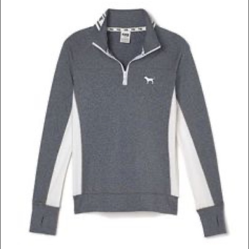 Victoria secret pink workout half zip